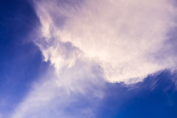 Fototapeta na wymiar Beautiful Cloud and blue sky.