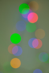 Farbig bunte Kreise Lichter Bokeh