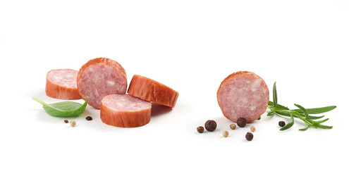 sliced smoked sausage