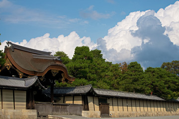 Japanese traditional earthen and landscape