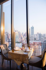 Table setting for Special meal