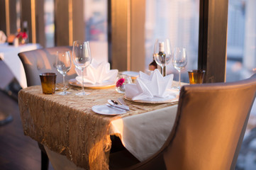 Table setting for Special meal