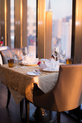 Table setting for Special meal