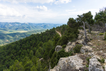 Fototapeta na wymiar view of mountains of Spain