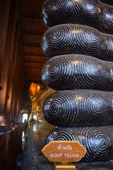 Wat Pho, Leżący Budda, Tajlandia, Bangkok - obrazy, fototapety, plakaty