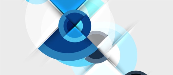 Geometric design abstract background - circles