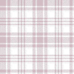 Plaid check pattern in pastel grey, dusty beige and white.
