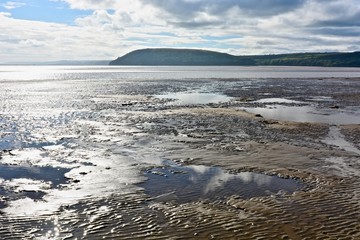 View across the mouth of the Towy River near Ferryside