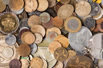 set of old coins