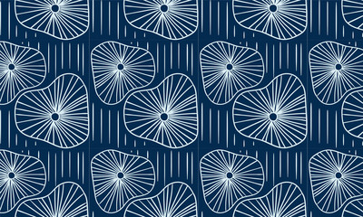 Abstract flower pattern