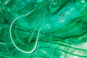Emulsion mit Ölfarbe