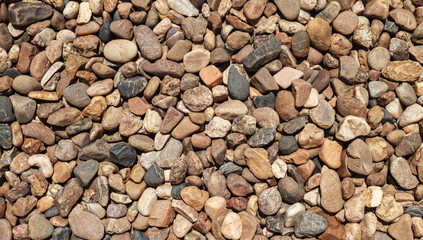 Close-up of rocks on texture.