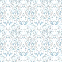 Kissenbezug Vector Baroque floral pattern. classic floral ornament. vintage texture for wallpapers, textile, fabric © antalogiya
