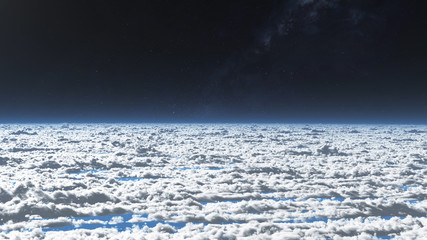 Earth View Above the Cloud 02 is motion footage for landscape films and cinematic in sky scene.  Also good background for scene and titles, logos. 