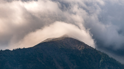 Typical mountain landscape on the Italian dolomites