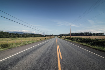 On the road through British Columbia