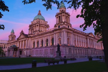 Naklejka premium Belfast city hall