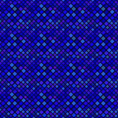 Geometrical diagonal square pattern background - abstract vector design from squares