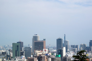Fototapeta na wymiar The overlooking of Kobe city / 神戸の街並み