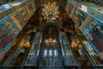 Fototapeta na wymiar interior of cathedral