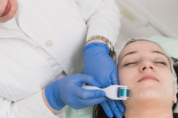 Fototapeta premium Roller treatment for skin care