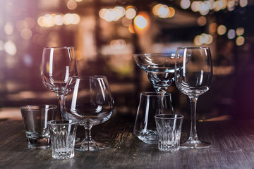 Glass for strong alcohol drinks