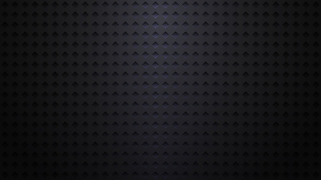 Black background with blue lighting. Texture. Carved rhombuses on the wall. Vector illustration.