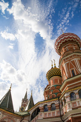 Fototapeta na wymiar St. Basil's Cathedral on red square