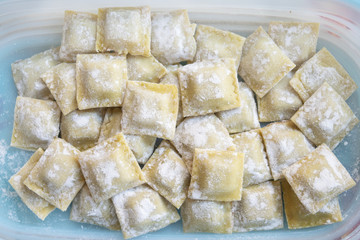 handmade stuffed ravioli