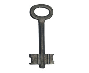 isolated old english type key