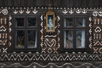 Cicmany village in Zilina region.