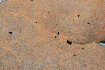 texture of rusty piece of sheet metal