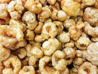 Fried pork skin and crispy