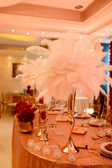 Beautiful red and gold decoration