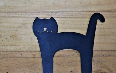 Gato na madeira