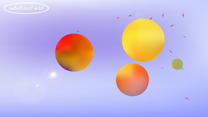 Liquid abstract space background picture modern.