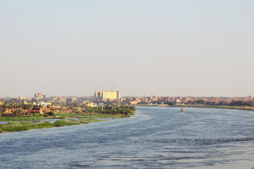 Fototapeta premium The river Nile in Cairo, Egypt.