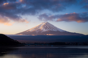 Mount Fuji and Lake Kawaguchiko
