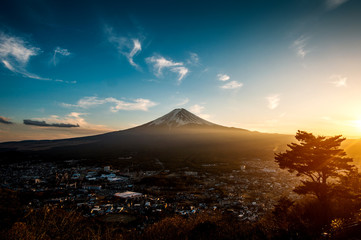 landscape mountain Fuji 
