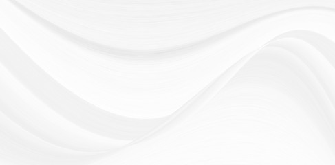 White trendy background with a smooth bend of lines and cosmic waves, illustration for a modern beautiful design. 3 d texture of festive gray sparkles, a pattern for wallpaper on the screen saver.