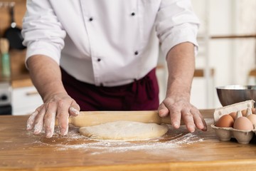 Pizza Art. The process of making pizza.