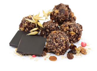 Schokolade Haferflocken