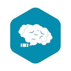 Tear gas icon. Simple illustration of tear gas vector icon for web