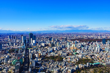 [都市風景] 渋谷方面のパノラマビュー
