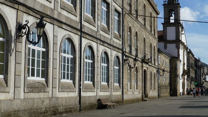 Obraz premium Tui,historical village of Pontevedra. Galicia,Spain