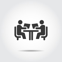 People Icons Vector , Business  Meeting Person Work Group Team Vector Illustration