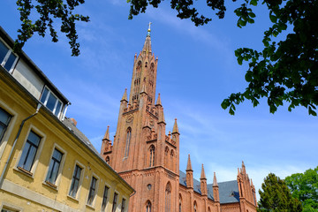Obraz premium Spaziergang am Kloster Malchow, Deutschland