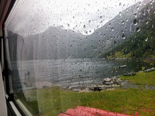 fiord window rain
