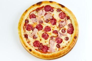 pizza isolated on white background