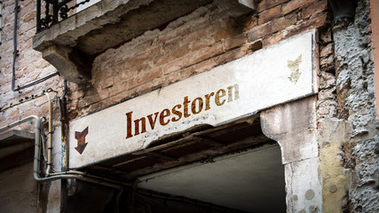 Schild 383 - Investoren